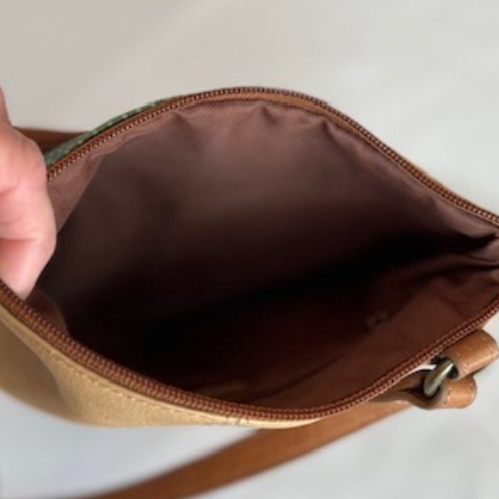 FOSSIL | Patchwork Leather Crossbody Shoulder Bag - Vintage - Picture 6 of 9